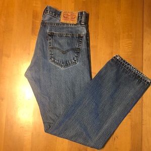 Levi’s blue demon straight leg jeans
